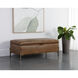 Kael Tobacco Tan Storage Bench